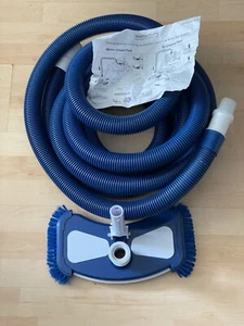 Mainstays 2pc Pool Cleaning Kit Include 25FT Hose and Vacuum Head - Picture 1 of 5