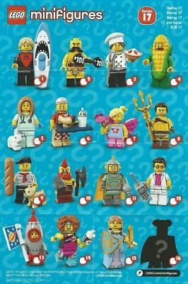 LEGO (71018) MINIFIGURA SERIE 17 Nuevo Sellado de Fábrica ¡Tú eliges! 2017 Foto 1 de 4