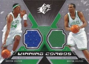 2005 SPx Winning Combos #PJ Paul Pierce/Al Jefferson GAME USED JERSEY - Picture 1 of 2