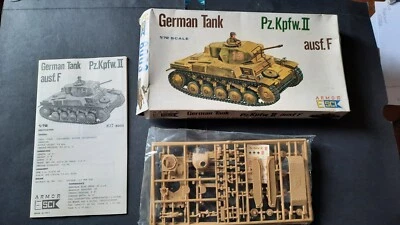 GERMAN TANK ESCI 8003 Pz.Kpfw. II ausf.F Panzer Armor 1/72 Carro Armato - Immagine 1 di 4