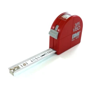 BMI Massband VISO 3m Bandmass Taschenrollbandmass Taschen Lineal Messen 020936 - Picture 1 of 9
