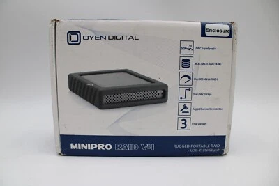 MiniPro RAID V4 USB-C (10Gbps) Dual Bay Enclosure 0TB - Image 1 of 4