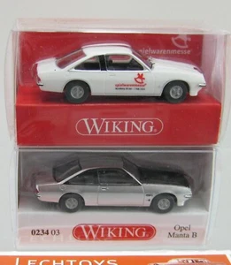 Wiking 1:87 confezione 2 x Manta B, 23403 argento e modello da fiera in bianco, confezione originale - Foto 1 di 1