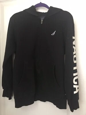 Sudadera Nautica Azul Marino Niño XL (18-20) Sudadera con Capucha Forrada Sherpa Cremallera Completa Foto 1 de 4