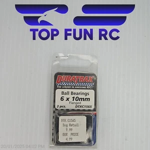 Duratrax DTXC1565 Flanged Bearings 6x10mm - Picture 1 of 2