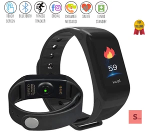 Smartwatch orologio cardiofrequenzimetro da polso y1 sport cardio universale - Foto 1 di 9