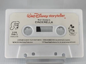 Walt Disney Storyteller Vintage Cassette Tape It's a small word and Cinderella - Picture 1 of 3