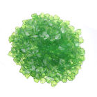 Flower Beads Green Leaf Acrylic Mosaic Pendant Charms Spacer Beads 200g