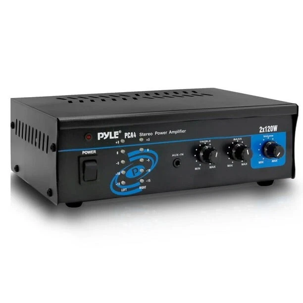 Pyle PCA4 240W 2 Channel Power Amplifier - Black - Image 1 of 4