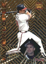 1997 Pacific Prisms Atlanta Braves Baseball Card #81 Javier Lopez