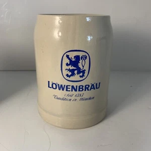 Lowenbrau Munich Beer Stein Stoneware Mug, 0.5L - Picture 1 of 4