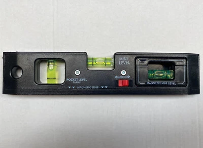 Draper Magnetic Mini Pocket Spirit Level with Line Level - 210mm - 77523 - Image 1 of 4