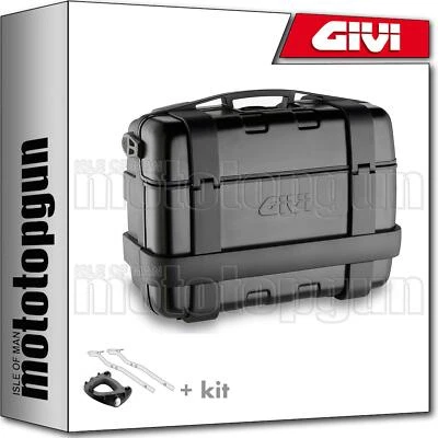 GIVI CASE TREKKER BLACK LINE TRK33B + HOLDER HONDA CBF 600 N 2010 10 2011 11 - Image 1 of 4