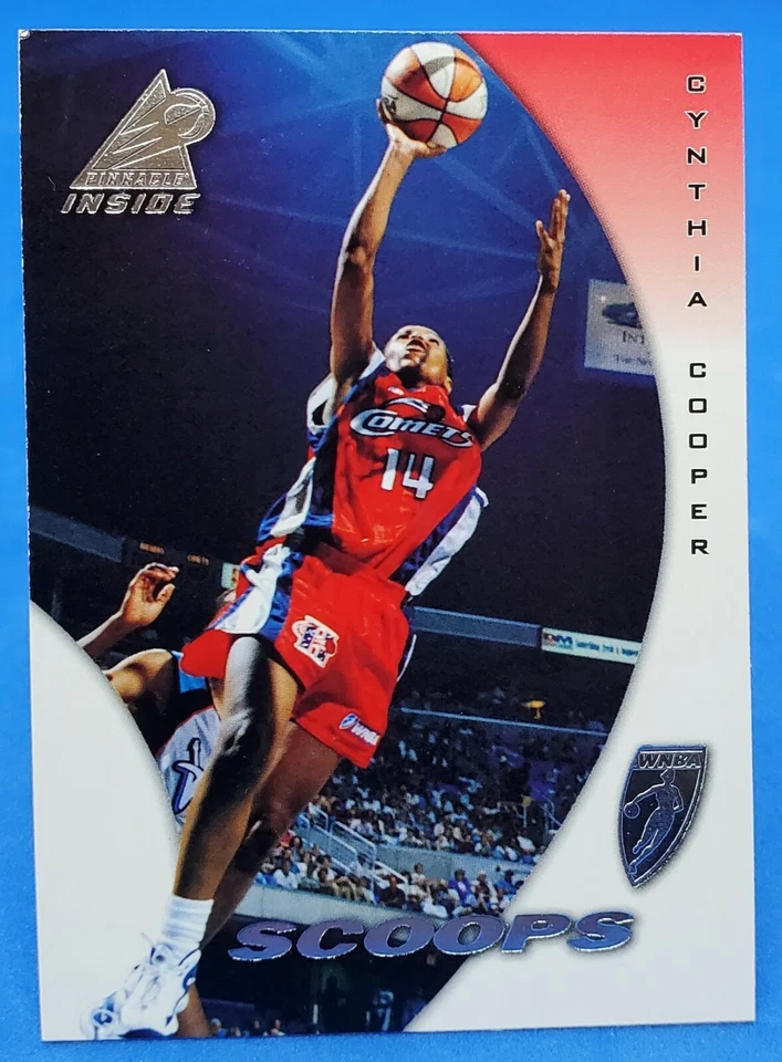 1997 WNBA Pinnacle Houston Comets Cynthia Cooper Scoops #62 NMT - Image 1 of 2