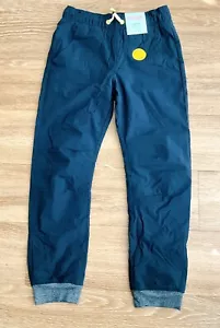 Cat & Jack Jogger Boys Reinforced Knee Fully Lined, Size 8, Navy Blue - NEW - Picture 1 of 9