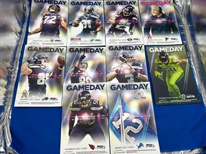 Seattle Seahawks Game Day Programs 2016-2017 Season 10 Programs - Picture 1 of 9