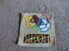 Handmade Wall Knob Hanging Appliqued 'Bloom Where You're Planted' 6'+Hanger