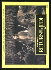 1983 Star Wars Return of the Jedi Monty Fabrieken #25 Leia in Ewok Village