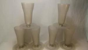 6 tazas de pudín vintage Tupperware sin tapas ¡muy bonitas! - Imagen 1 de 2