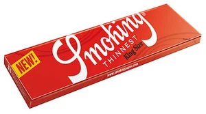 Smoking THINNEST Red King Size Papers 10 x 33 Blättchen Long Papers Original® - Bild 1 von 3