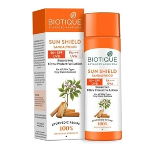 Biotique Sandalwood Sunscreen Ultra Soothing Face Lotion, SPF 50+ 120ml - Picture 1 of 1