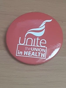 Unite the Union in Health badge / hospital / nursing - Picture 1 of 2