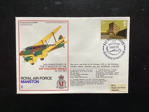 GB 1971 25 Years of RAF Education Branch Cvr, DH 89a Dominie, SIGNED (RAF239) - Picture 1 of 2