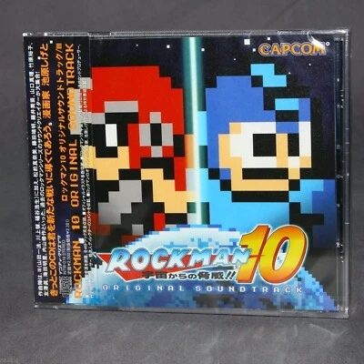 Rockman 10 Uchu Kara no Kyoui 10 MEGA MAN CAPCOM Soundtrack GAME MUSIC CD NEW - Image 1 of 2