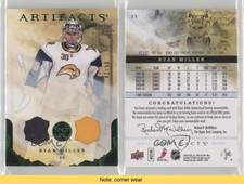 2010-11 Upper Deck Artifacts Emerald Jersey/Patch /50 Ryan Miller #11 Patch