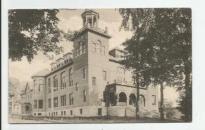 Farmington Normal School Maine Postkarte 1915 Merrill Hall ME - Bild 1 von 2