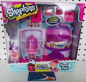 Shopkins  Food Fair Cupcake Queen Café Playset - Picture 1 of 1