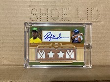 2010 Topps Sterling Career Chronicles Quad Relic Auto Rickey Henderson /10