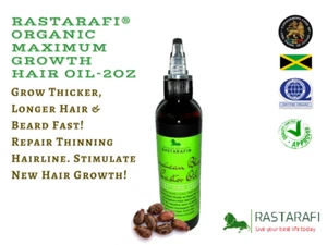 Aceite para barba de aceite de ricino negro jamaicano Rastarafi® | Crecimiento rápido de la barba - Imagen 1 de 7