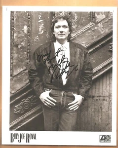 BILLY JOE ROYAL AUTOGRAPHED/SIGNED 8X10 PHOTO "DOWN IN THE BOONDOCKS" SINGER - Picture 1 of 1