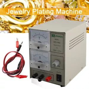 1503 Schmuck Vergoldungsmaschine Gold/Silber Galvanik Gleichrichter Kit 110V - Bild 1 von 11