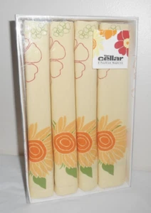 Sonnenblume 4 Mode Servietten The Cellar 100 % Baumwolle 19" x 19" - Neu im Karton Macy's - Bild 1 von 7