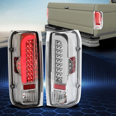 For 1990-1997 Ford F150 F250 F350 Bronco LH & RH Tail Lights Brake Lamps LED - Image 1 of 4