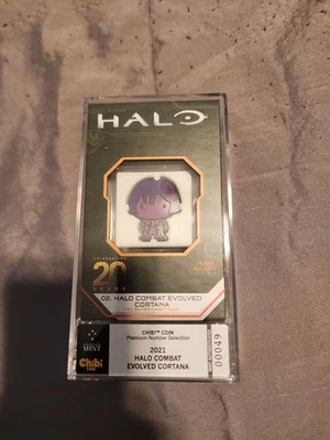 2021 Niue Chibi Xbox Halo Cortana Silver Proof Coin BOX/COA Premium #00049 - Image 1 of 2