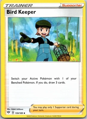 Bird Keeper - Prize Pack Series Cards 159/189 - Uncommon - NM Pokémon TCG - Image 1 of 2