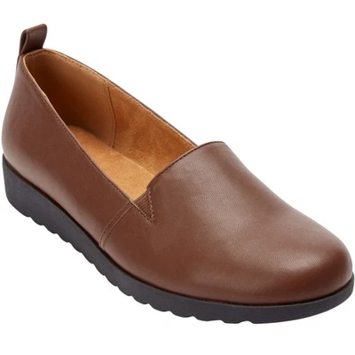 Comfortview Mujer The June Slip On Plano (Anchos Amplios Disponibles) Foto 1 de 4