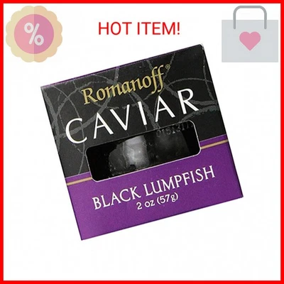 Romanoff Caviar Black Lumpfish, 2 oz, Whole - Image 1 of 2