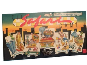 Sealed Vintage NYC City Safari Board Game Queens Museum 1989 Panorama of NYC - Picture 1 of 13