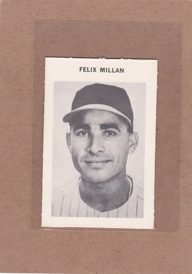 1969 MILTON BRADLEY BASEBALL FELIX MILLAN EX/EX+ *A37608 - Image 1 of 1