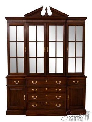 F70708: Armario librero STICKLEY caoba 4 puertas frente a freno Foto 1 de 4