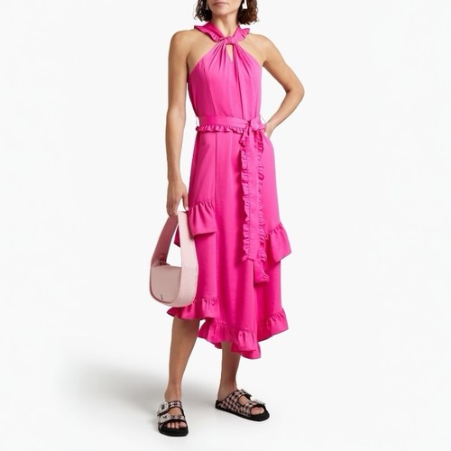 VETEMENTS Abito Derek Lam Crosby asimmetrico con ferretto US8 nuovo con etichette