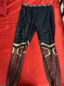 Spider-Man Infinity War Compression Herren Gamaschen Gr. XL Hose Spider-Man - Bild 1 von 4