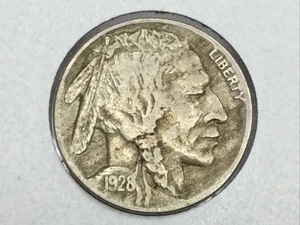 1928-D Buffalo Nickel in very fine/extra fine - Picture 1 of 2