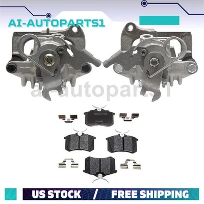 Задние левые задние правые тормозные суппорты и тормозные колодки для Audi A4 1998 1999 2000 2001 годов выпуска - Изображение 1 из 4