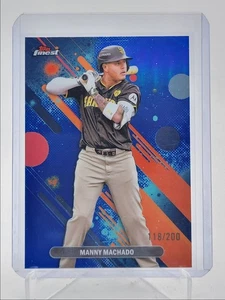 MANNY MACHADO 2025 TOPPS FINEST COMMON BLUE REFRACTOR PADRES /200 Q4115 - Picture 1 of 2