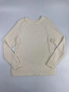Old Navy Women's S Creme Raised Dot Sweater - Imagen 1 de 3